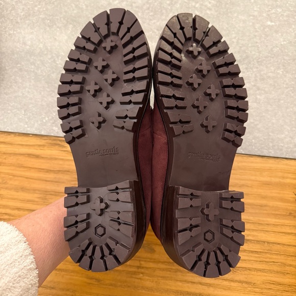 Gentle Souls by Kenneth Cole Brenda Lug Loafer Bordeaux Burgundy 9.5 NIB - Picture 7 of 11